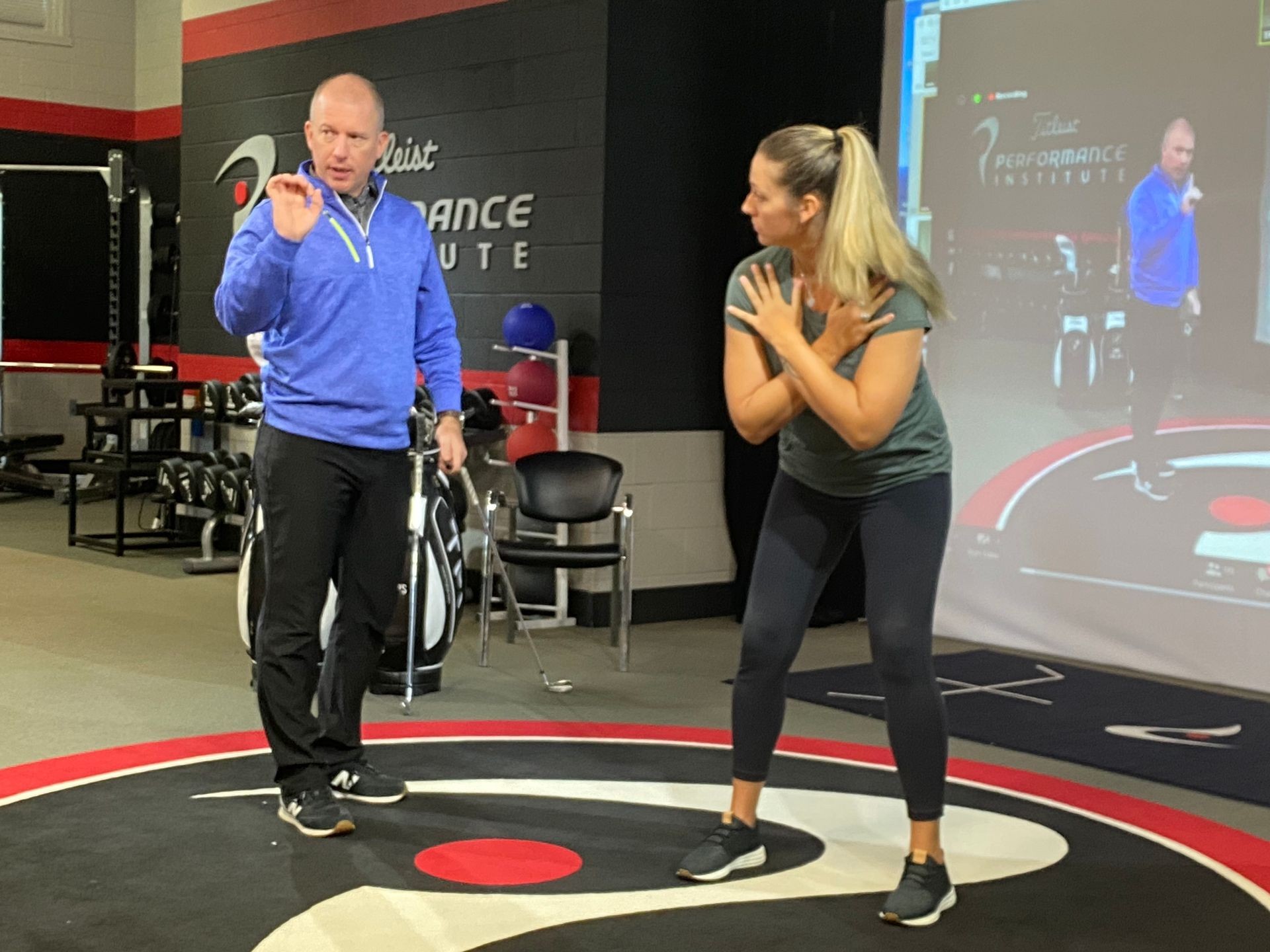 Lance Gill and Kayleigh Franklin at TPI